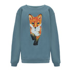 Bluza Kids z Lisem Niebieski Dżins