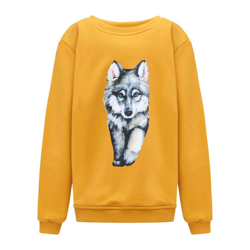 Bluza Kids z Wilkiem Miód
