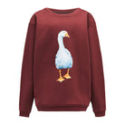 Bluza Kids z Gęsią Ciemny Burgund