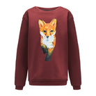 Bluza Kids z Lisem Ciemny Burgund