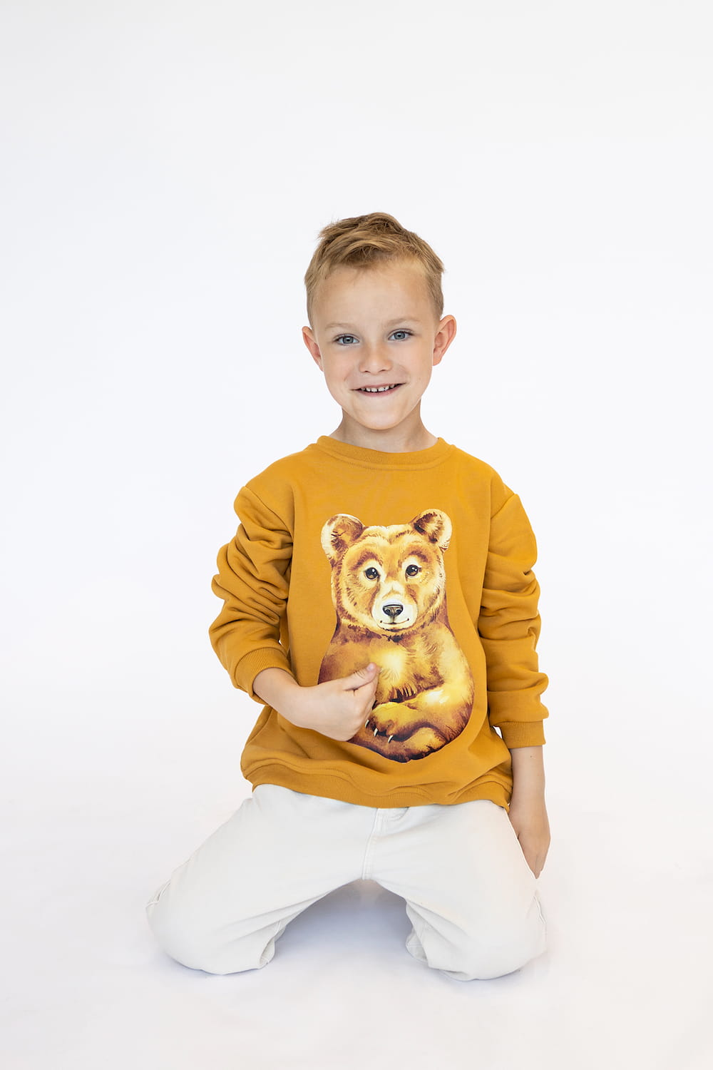 Bluza Kids z Misiem Miód