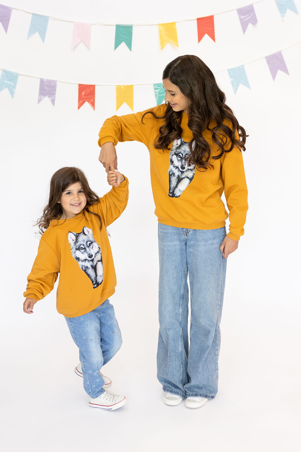 Bluza Kids z Wilkiem Miód