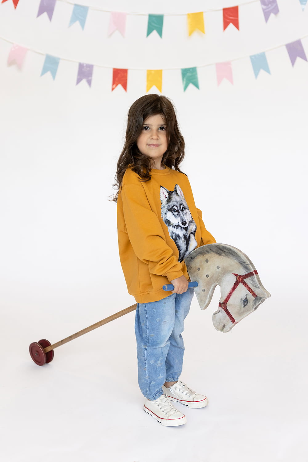 Bluza Kids z Wilkiem Miód