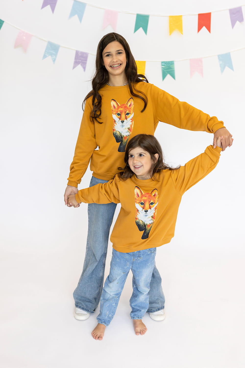 Bluza Kids z Lisem Miód