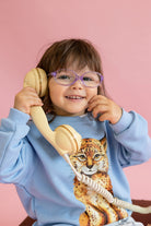 Bluza Kids z Rysiem Błękit