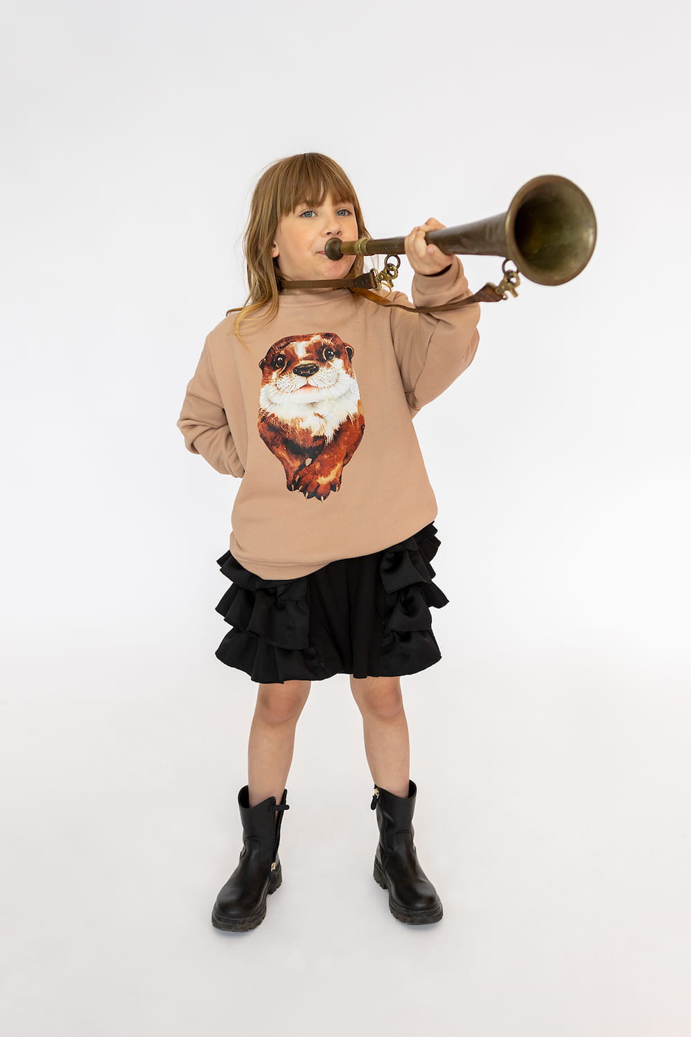 Bluza Kids z Wydrą Kawa z mlekiem