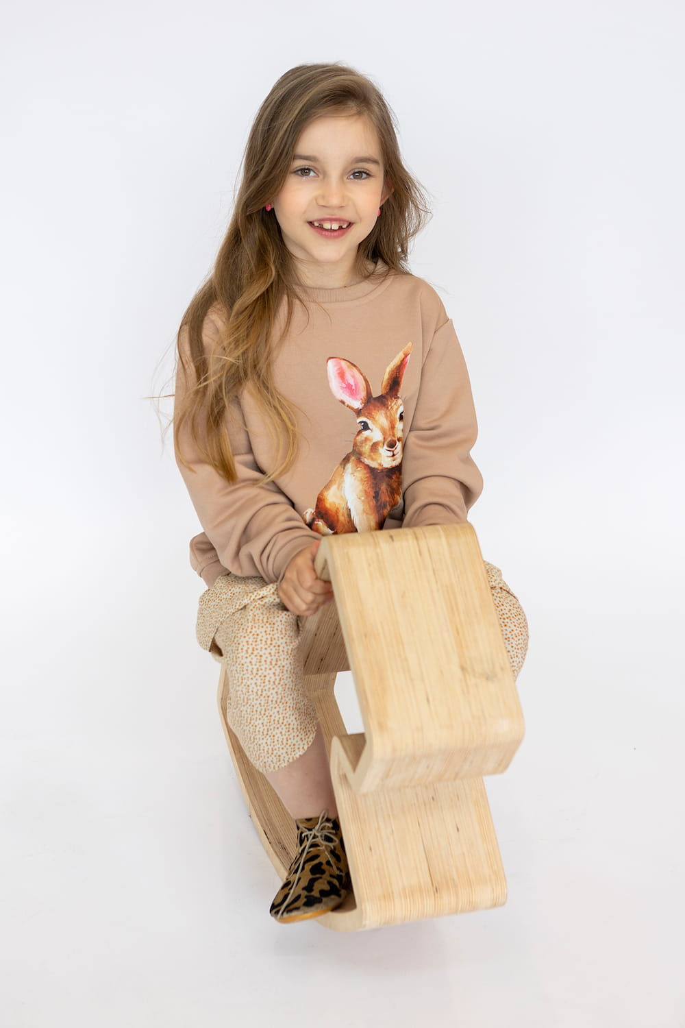 Bluza Kids z Królikiem Kawa z mlekiem