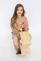Bluza Kids z Królikiem Kawa z mlekiem