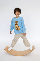 Bluza Kids z Rysiem Błękit