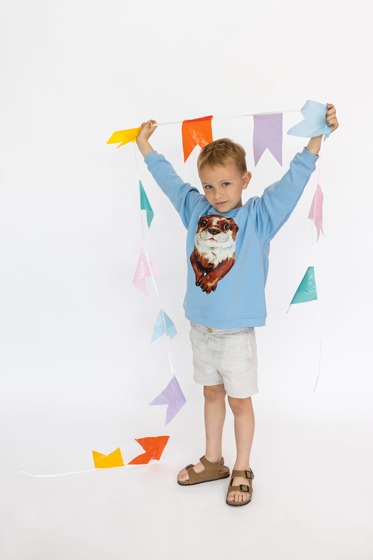 Bluza Kids z Wydrą Błekit