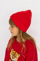 Beanie Organic Czerwony