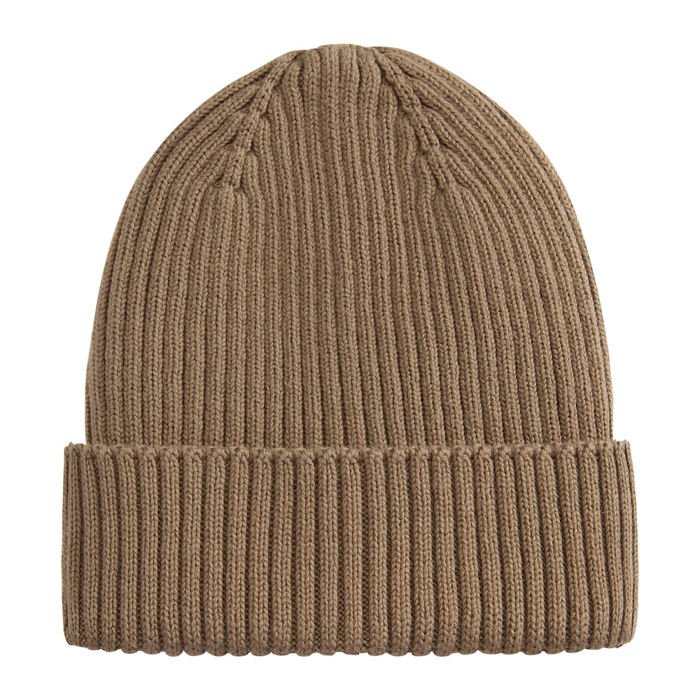 Beanie Organic Jasny Brąz