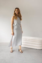 Sukienka Taste of Summer Szary Jasny