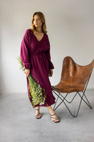 Sukienka Summer Crush Maxi Wino