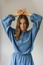 Sukienka Summer Crush Maxi Niebieski Denim