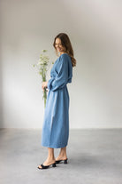 Sukienka Summer Crush Maxi Niebieski Denim