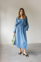 Sukienka Summer Crush Maxi Niebieski Denim