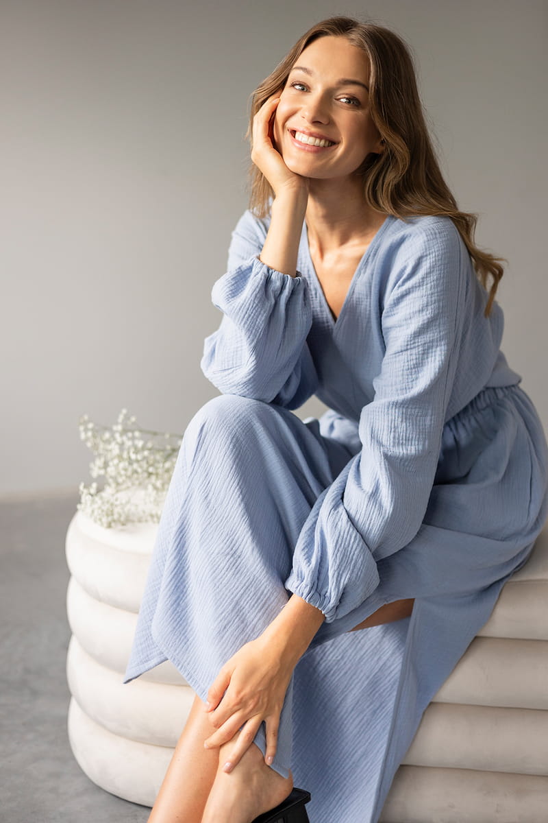 Sukienka Summer Crush Maxi Błękit