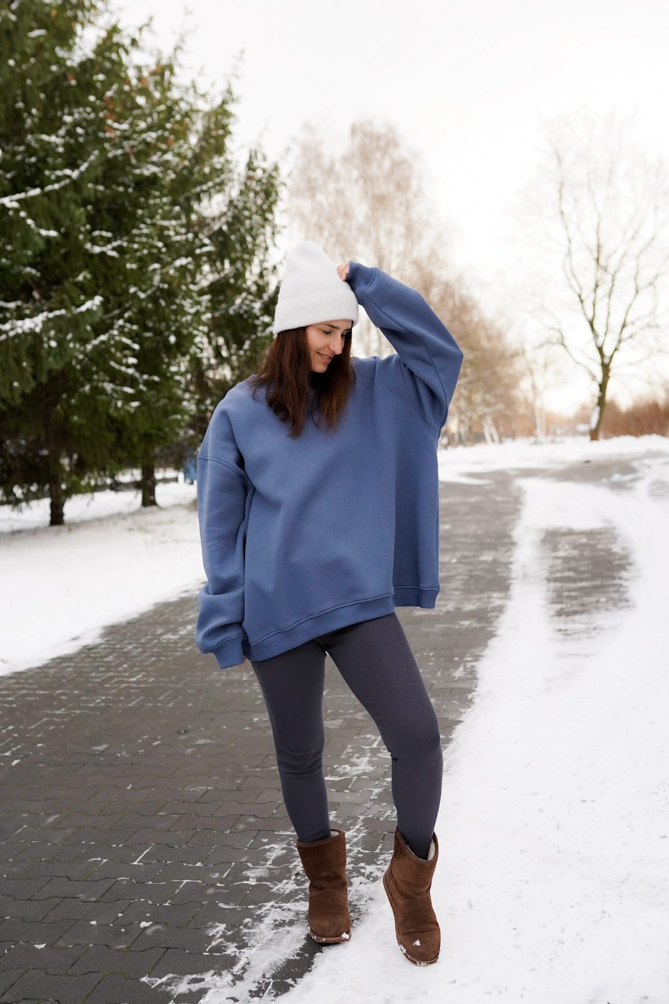 Bluza Biggie Niebieski Dżins