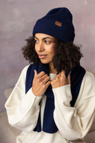 Szalik Cosy Granat 100% Merino