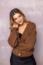 Kardigan Wool Me Tender Toffee 100% Wełna Merino