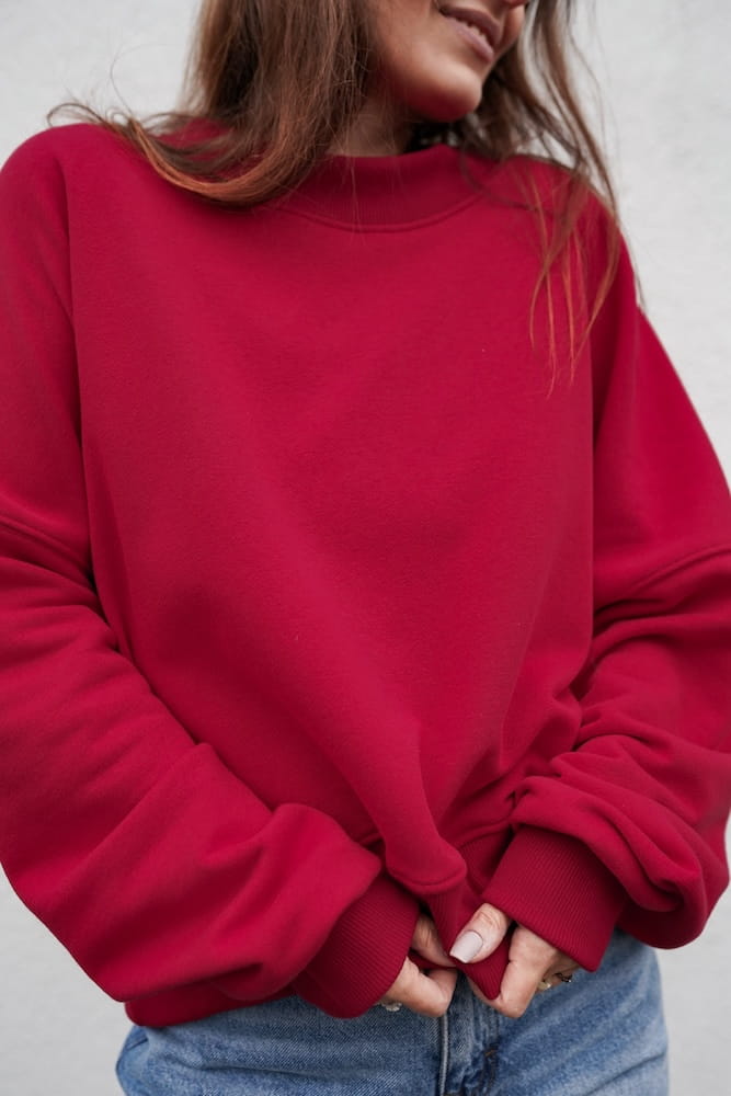 Bluza Iconic Malinowa Czerwień