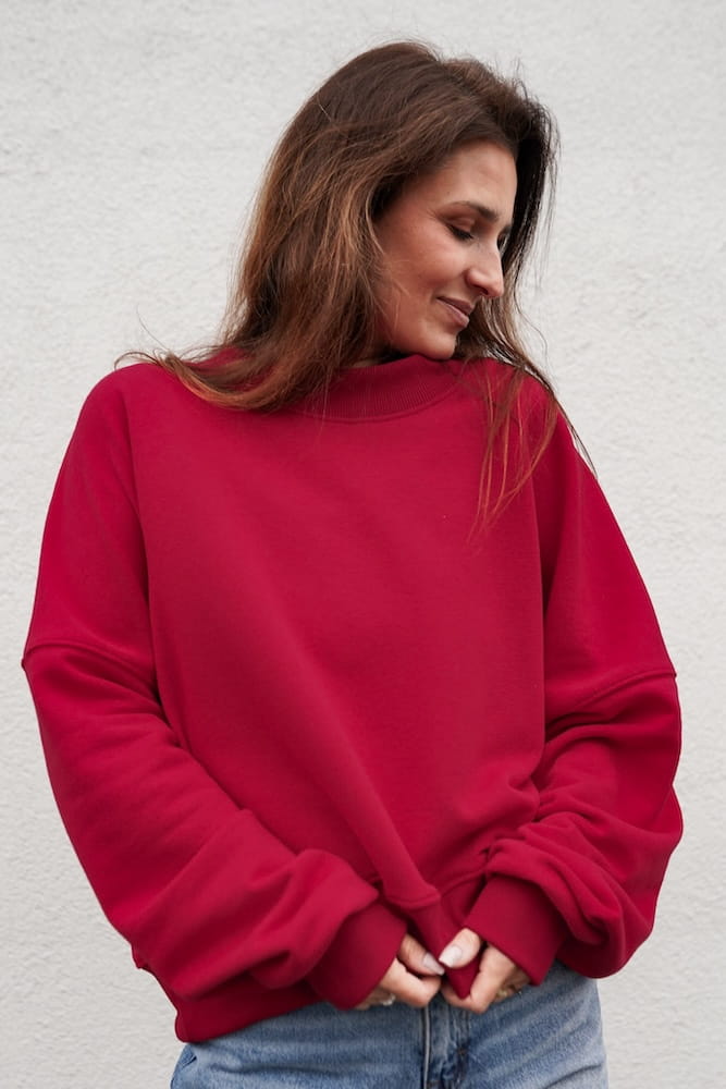 Bluza Iconic Malinowa Czerwień