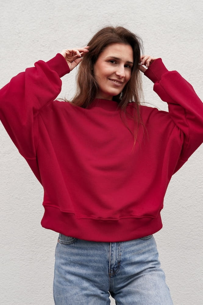 Bluza Iconic Malinowa Czerwień