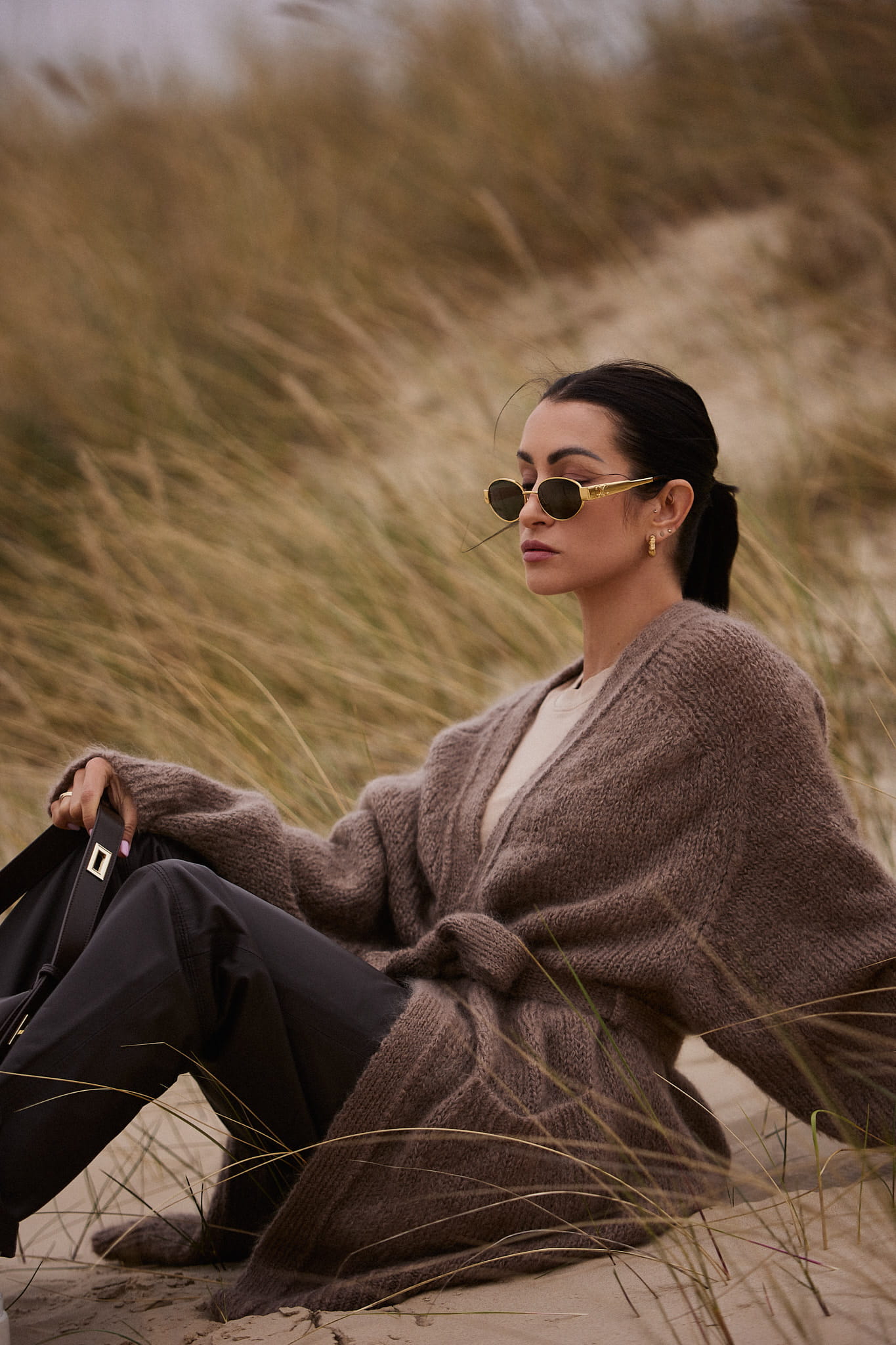 Kardigan Woollen far niente Mocca