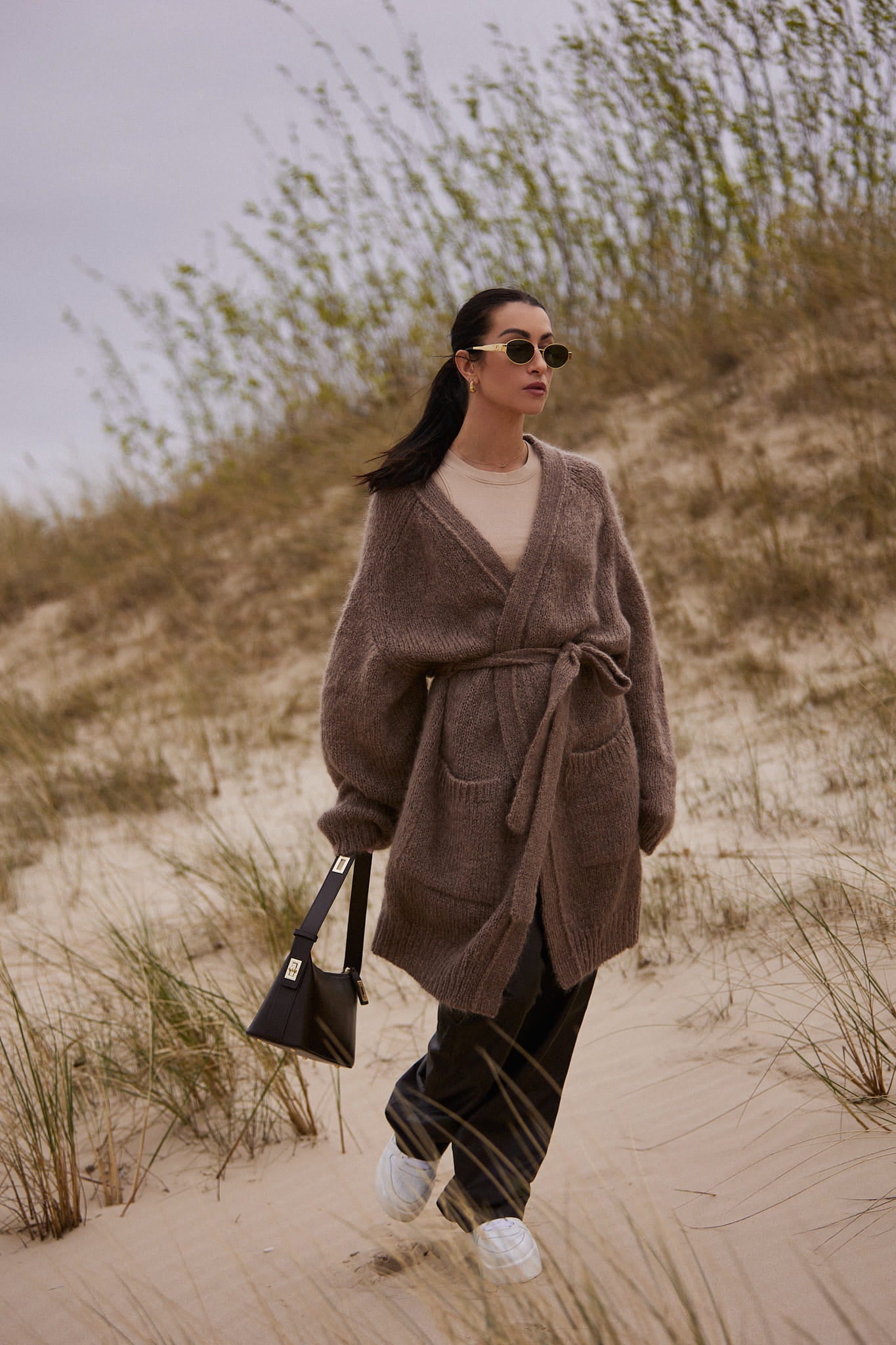 Kardigan Woollen far niente Mocca