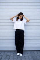 T-shirt Crop-Voilà Biały
