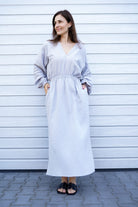 Sukienka Summer Crush Maxi Szary Jasny Pastel