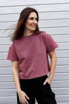 T-shirt Crop-Voilà Rose Brown