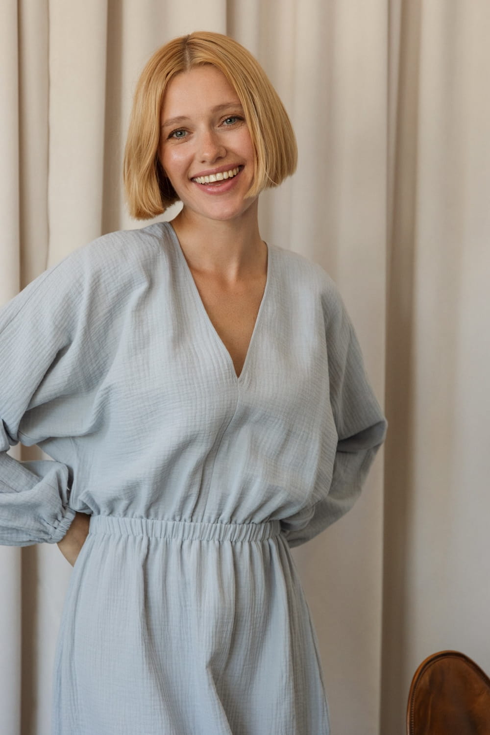 Sukienka Summer Crush Maxi Szary Jasny Pastel