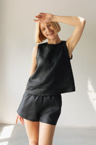 Top Summer Joy Czarny