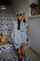 Sukienka Summer Crush Maxi Szary Jasny Pastel