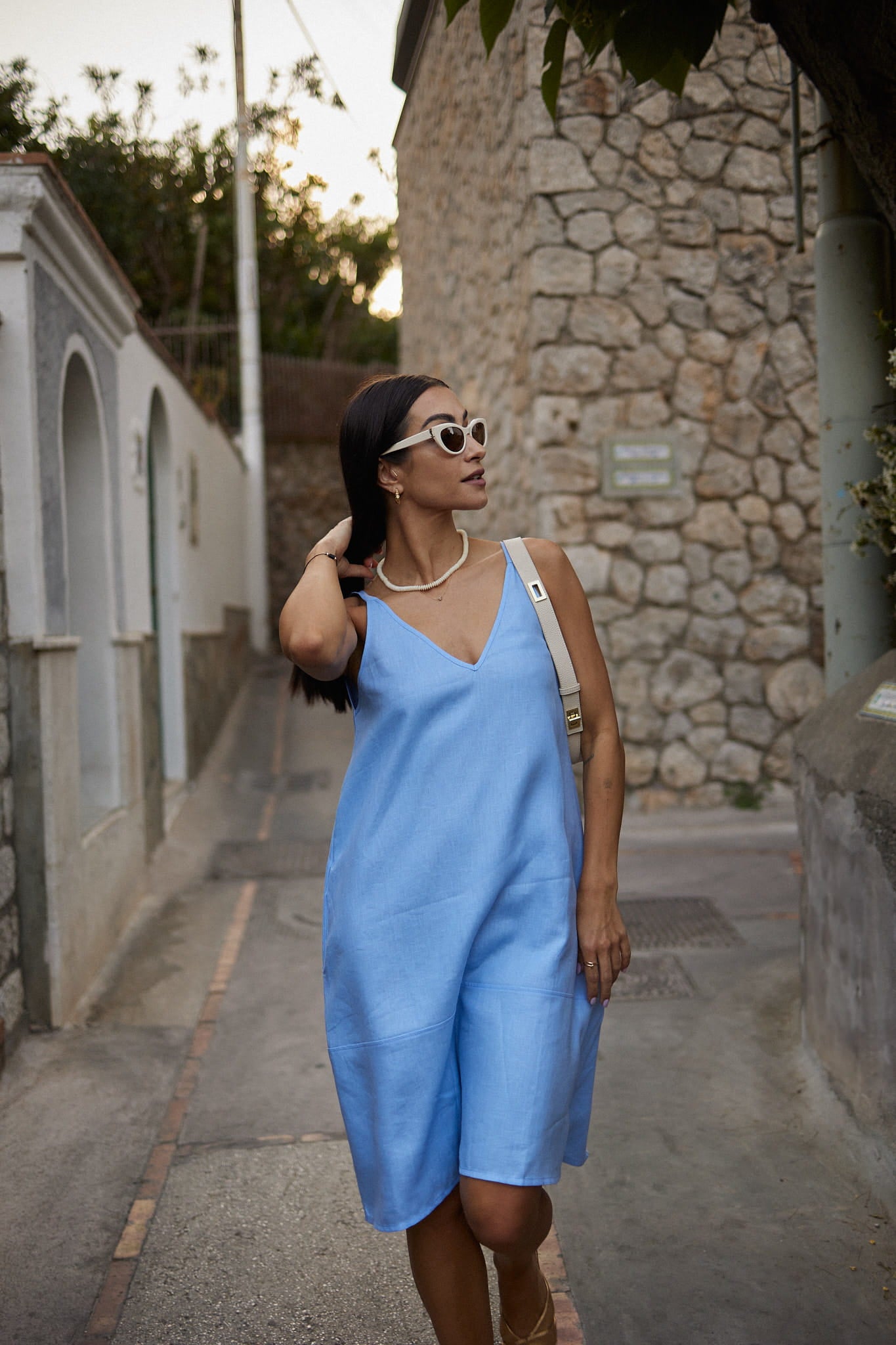 Sukienka Summer Dream Midi Błękit