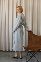 Sukienka Summer Crush Maxi Szary Jasny Pastel