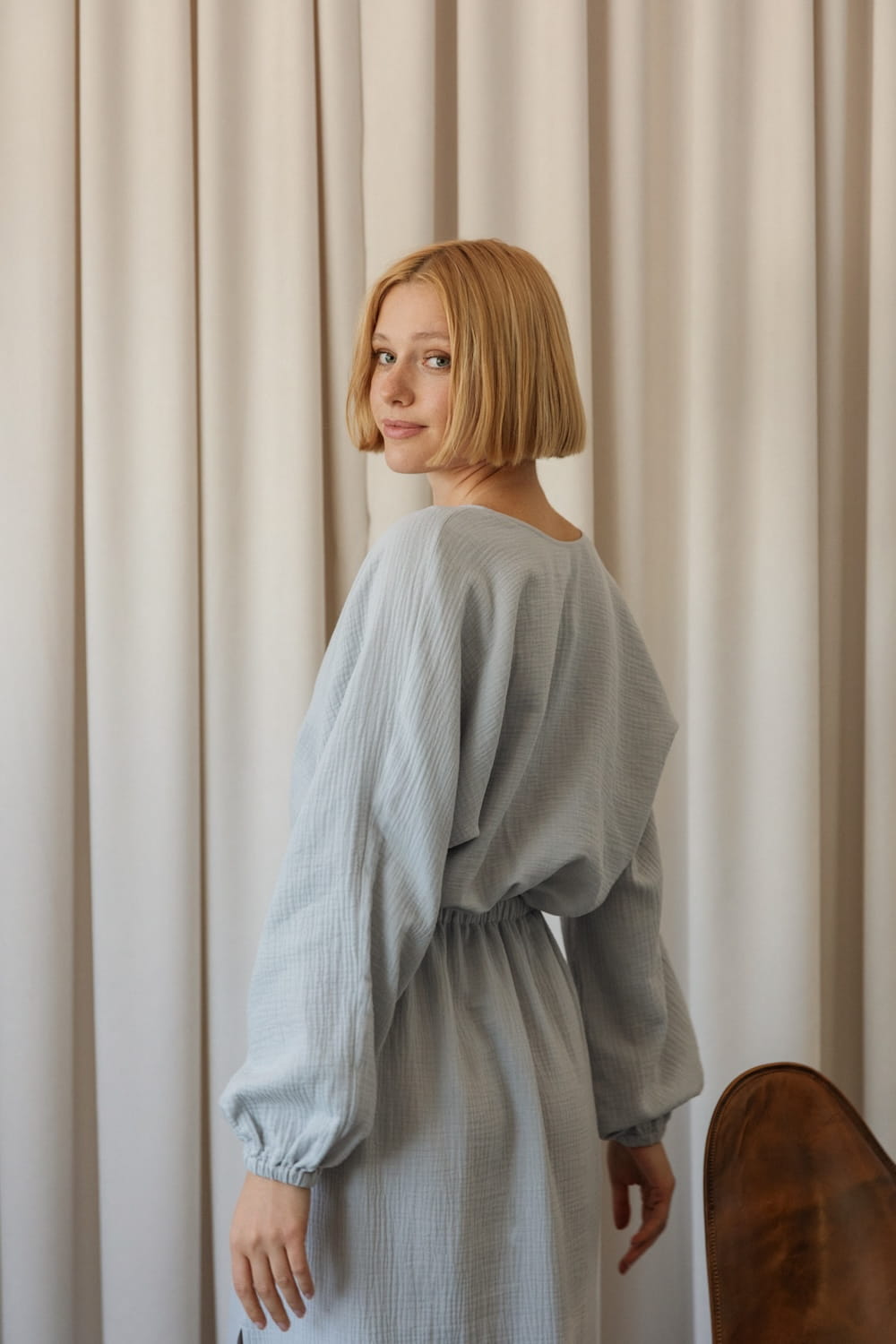 Sukienka Summer Crush Maxi Szary Jasny Pastel