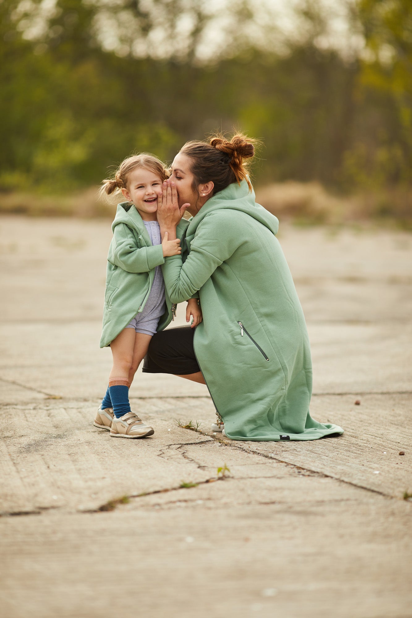 Płaszczobluza KIDS Pistacja