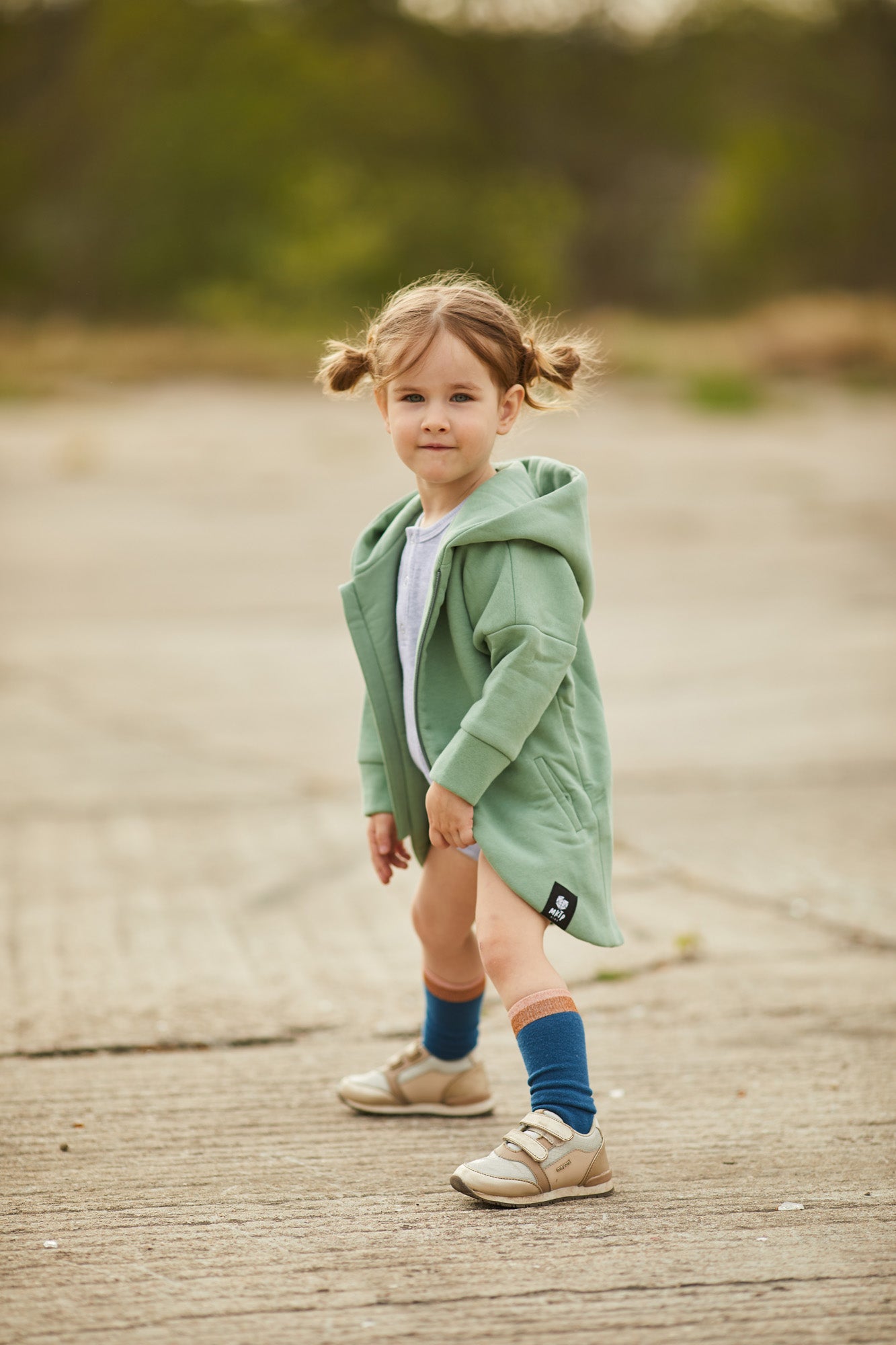 Płaszczobluza KIDS Pistacja