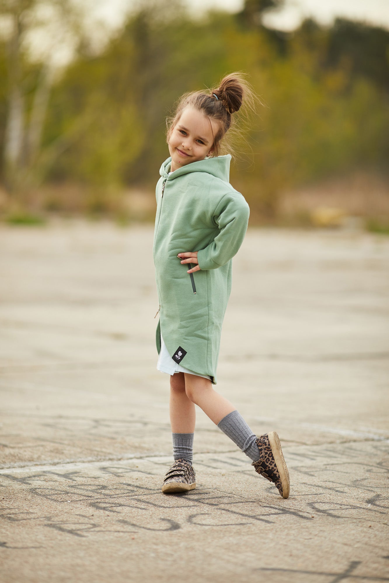 Płaszczobluza KIDS Pistacja