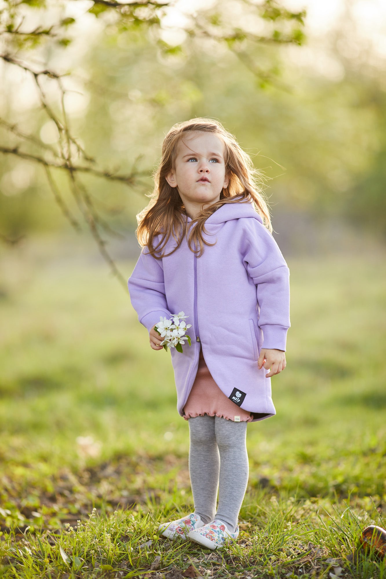Płaszczobluza KIDS Liliowy
