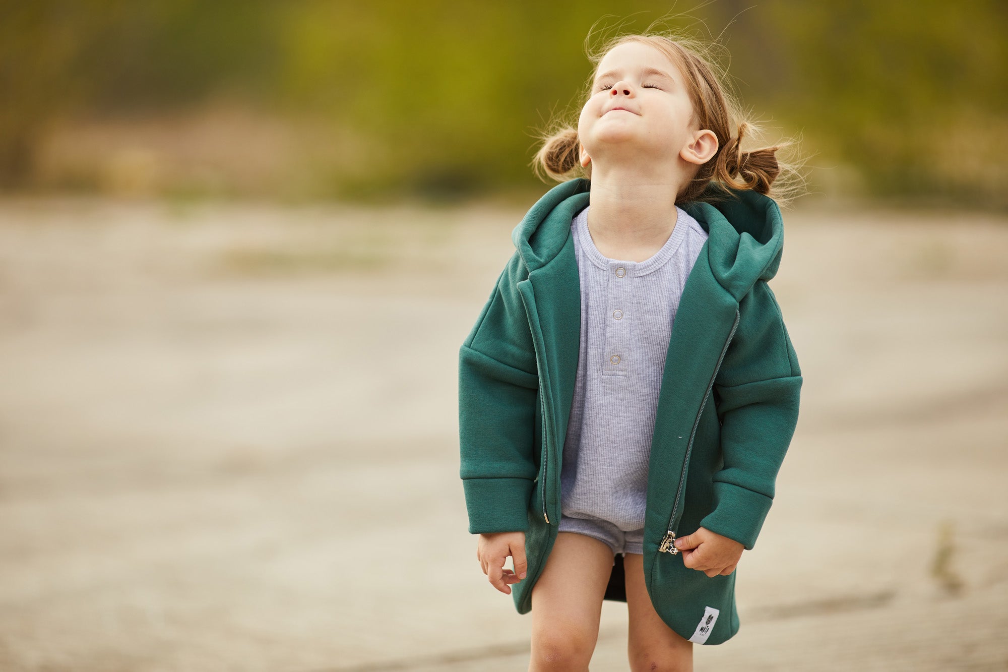 Płaszczobluza KIDS Ciemna Zieleń