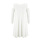 Sukienka Z Rozcięciami Na Ramionach City Girl Biała