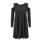 Sukienka Z Rozcięciami Na Ramionach City Girl Szara