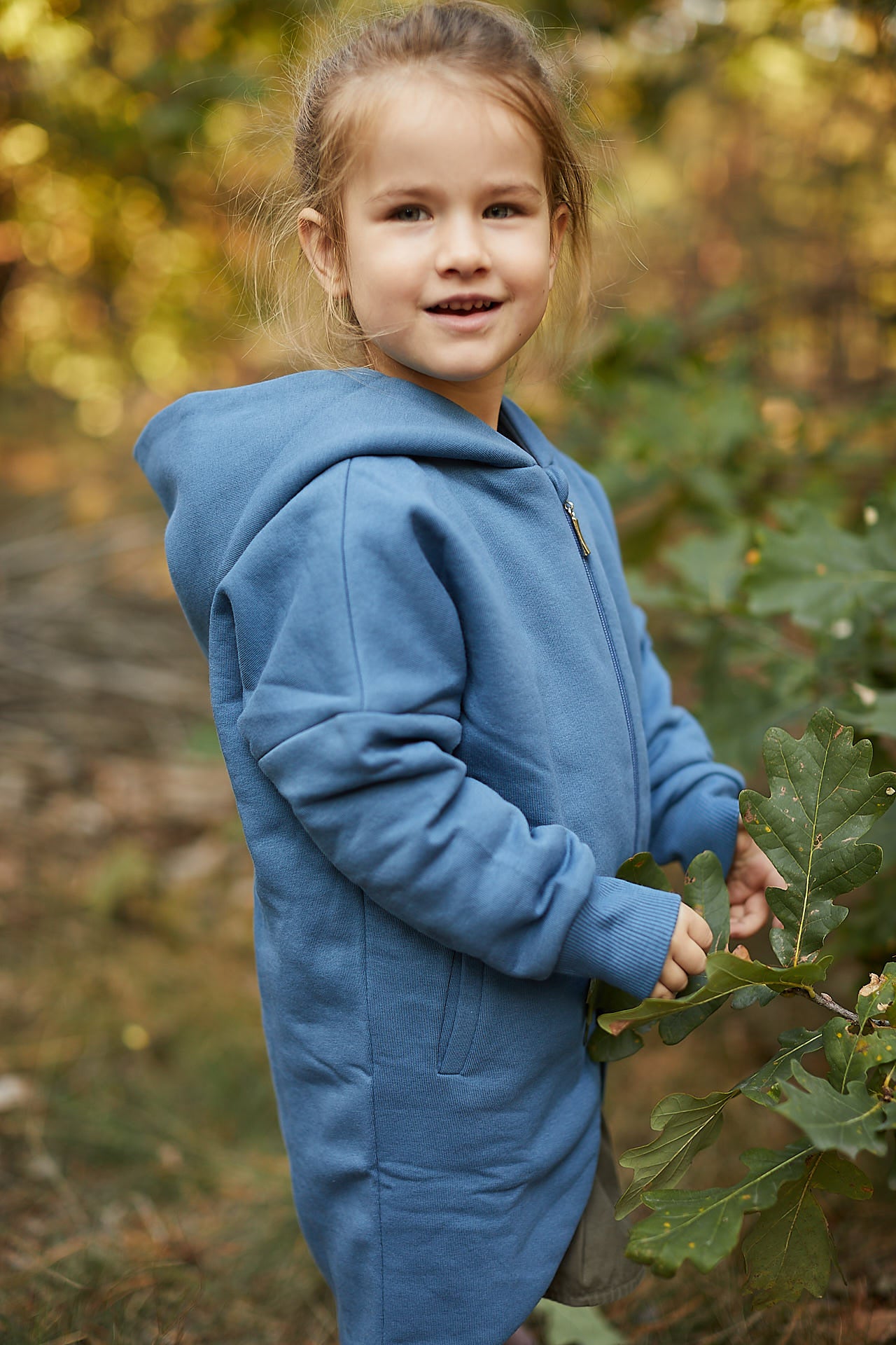 Płaszczobluza KIDS Niebieski dżins