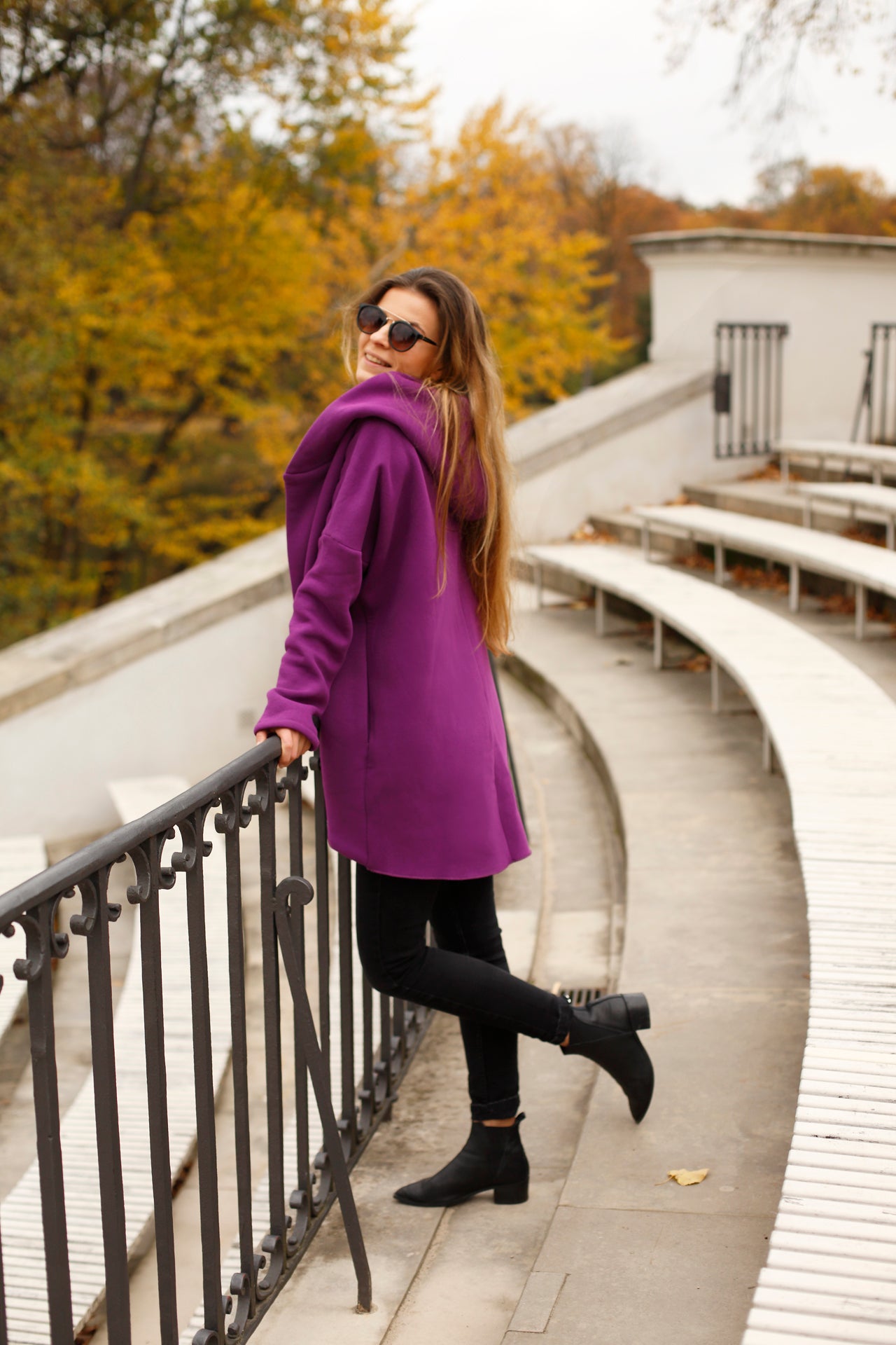 Peleryna do zadań specjalnych Purpurowa