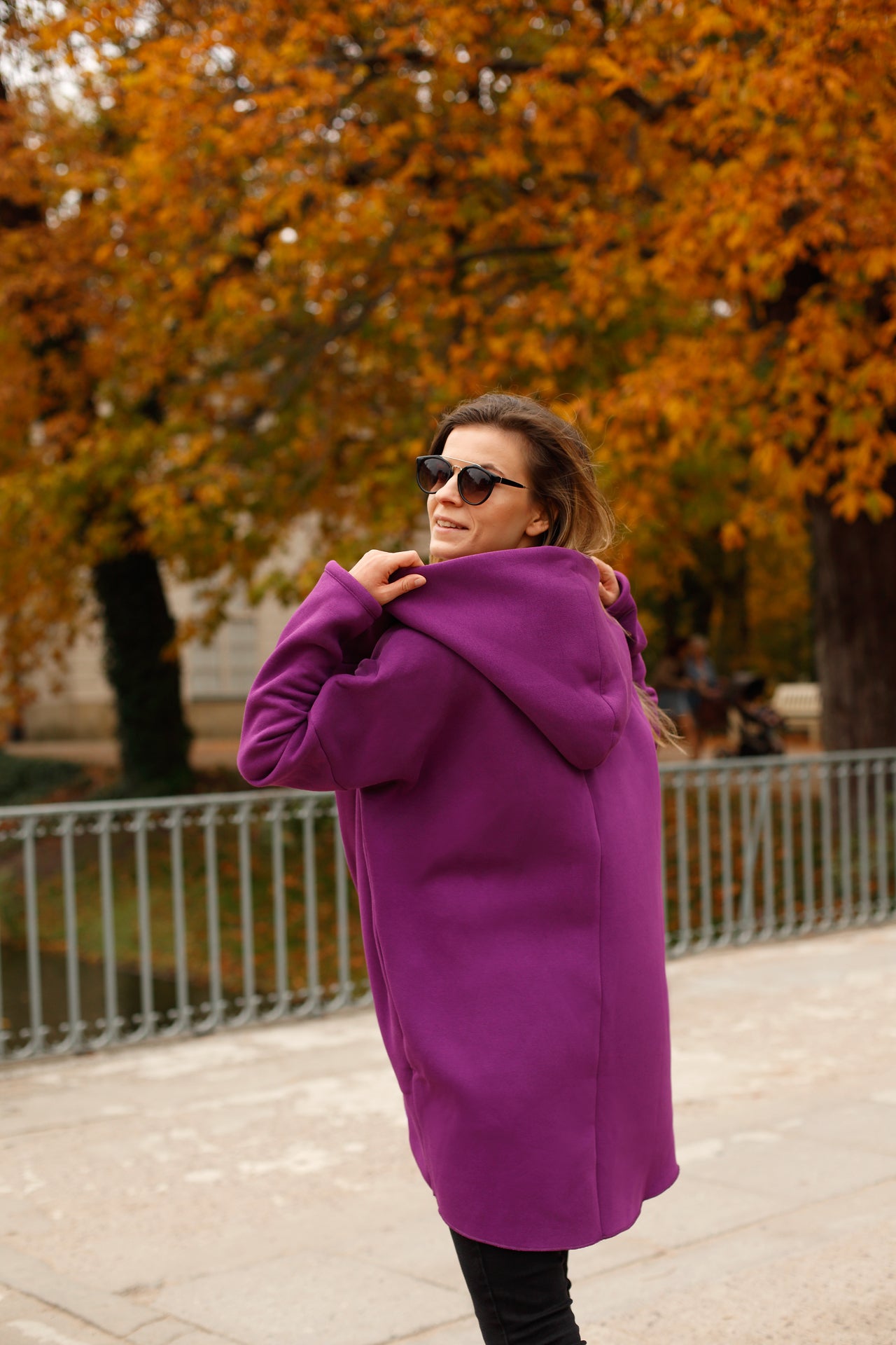 Peleryna do zadań specjalnych Purpurowa