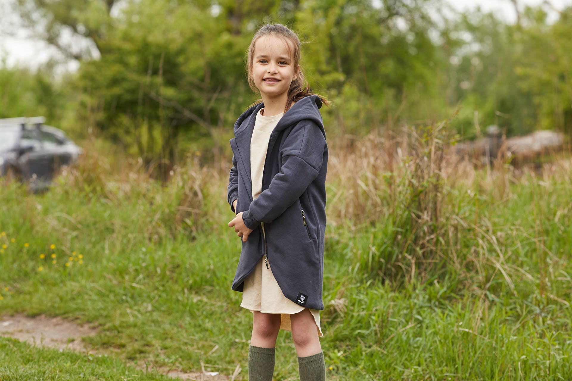 Płaszczobluza KIDS Zgaszony Granat